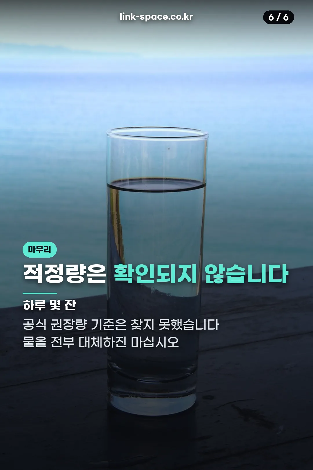 하루 적정량