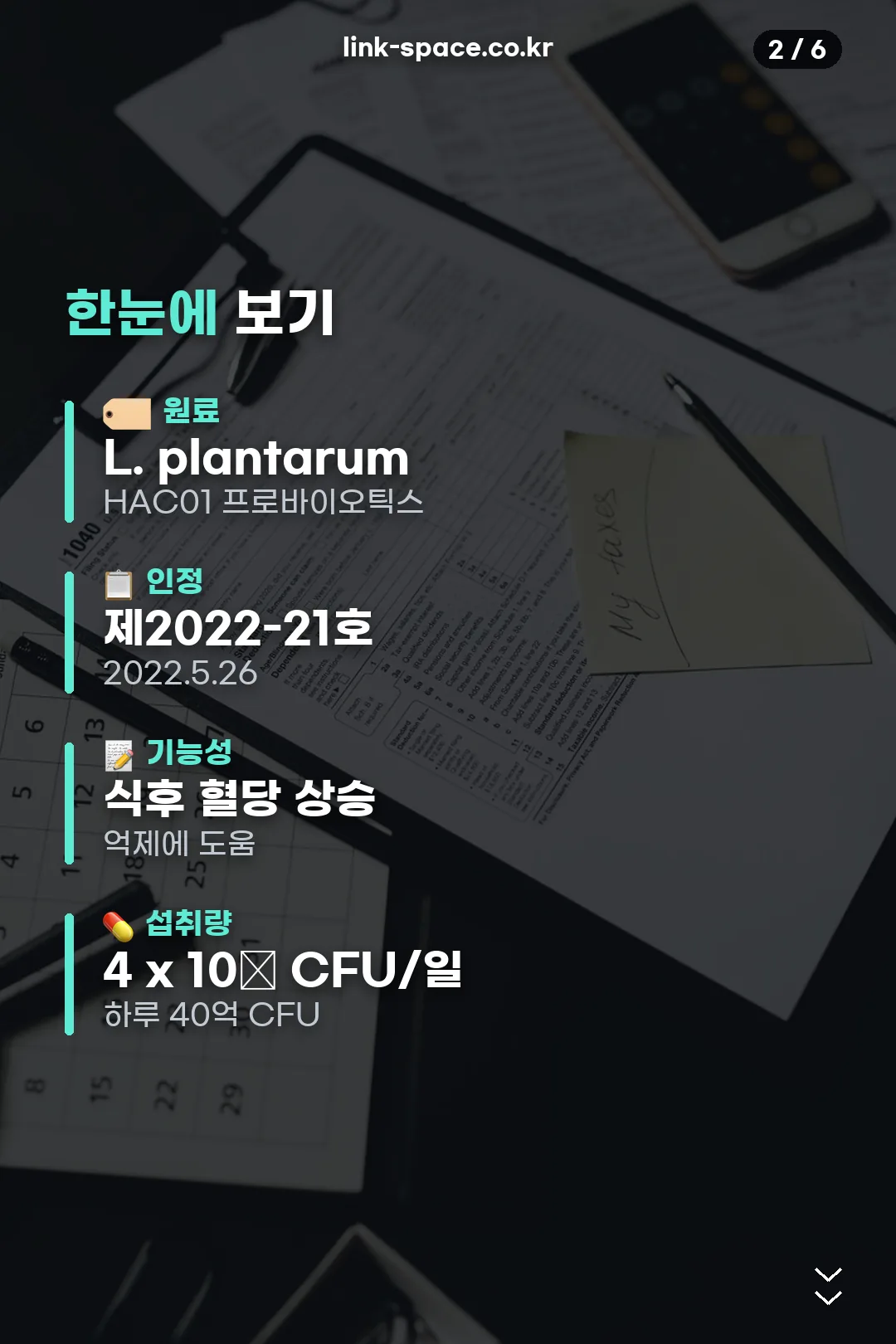 인정 정보 요약