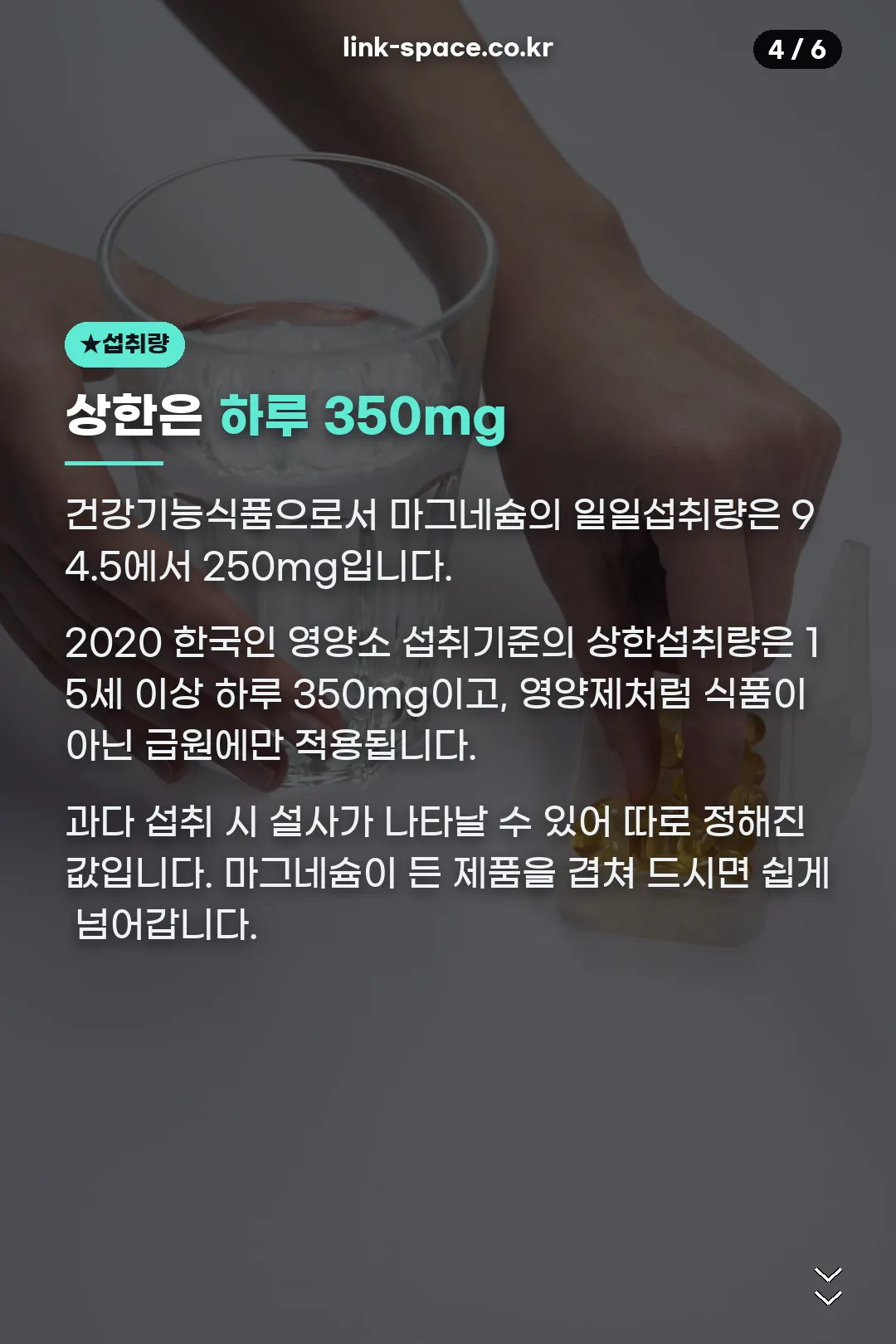일일섭취량과 상한섭취량