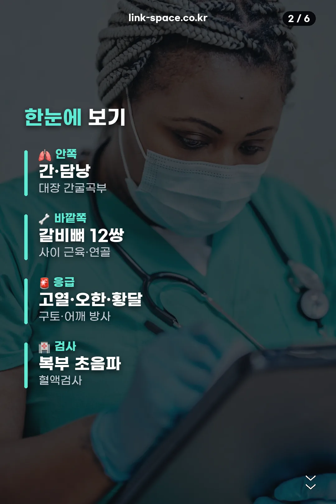 부위와 원인 요약