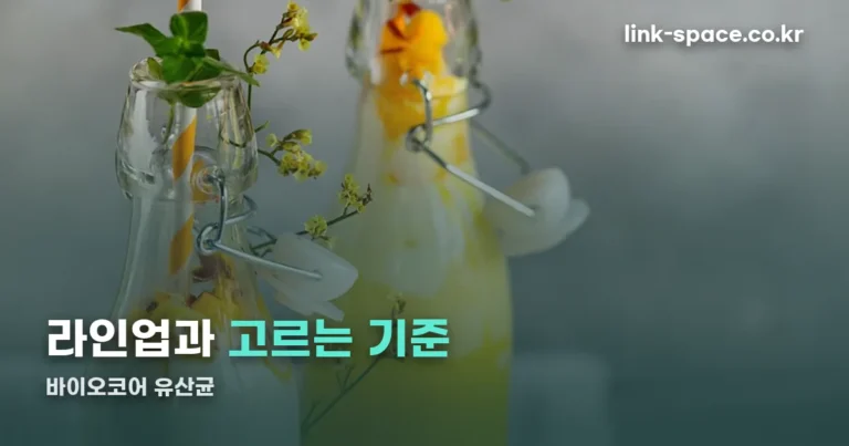 바이오코어 유산균 라인업과 고르는 기준