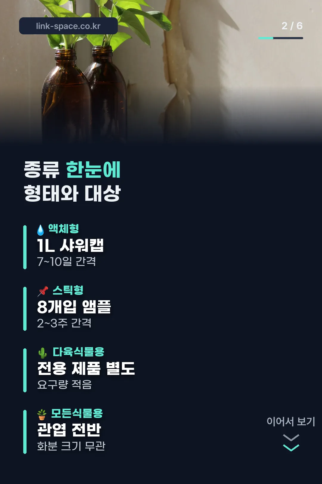 종류 한눈에 보기