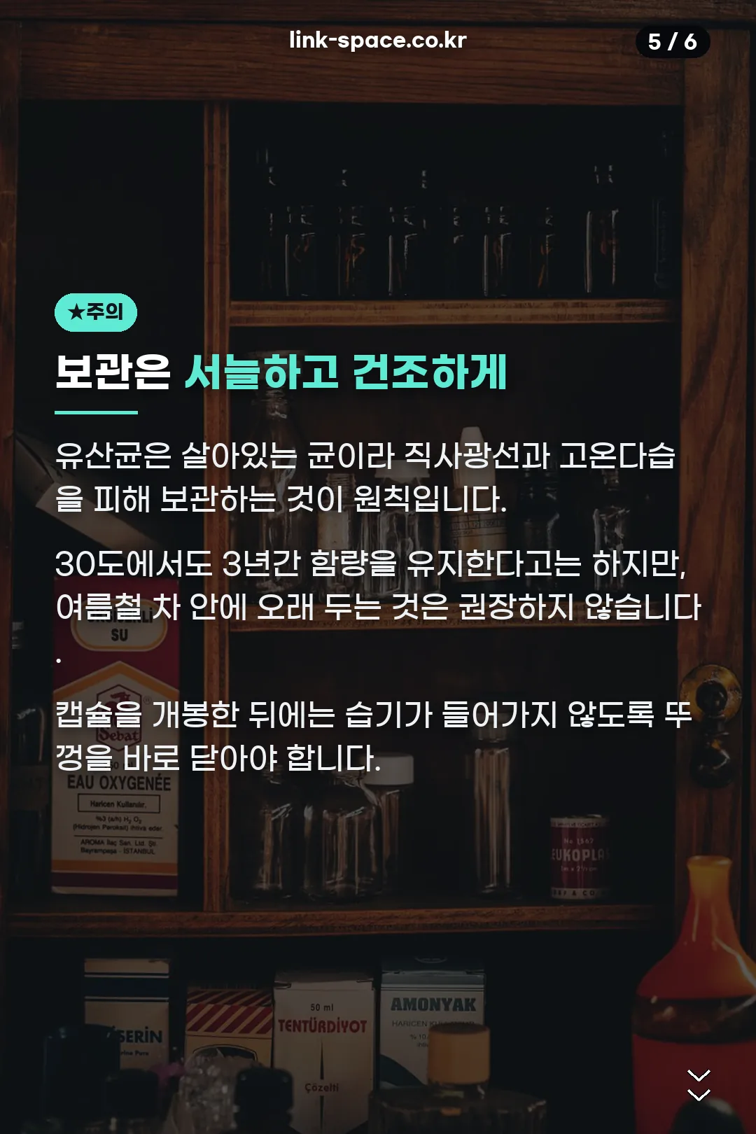 보관 시 주의사항