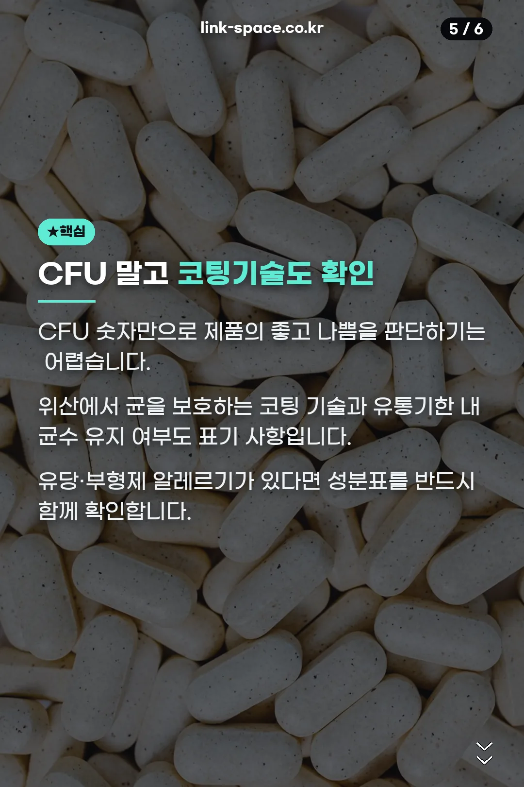 CFU 외 확인할 점
