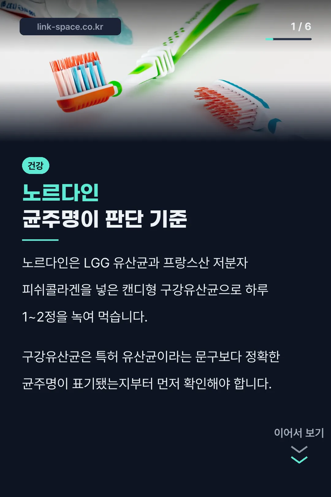 노르다인 균주명이 판단 기준
