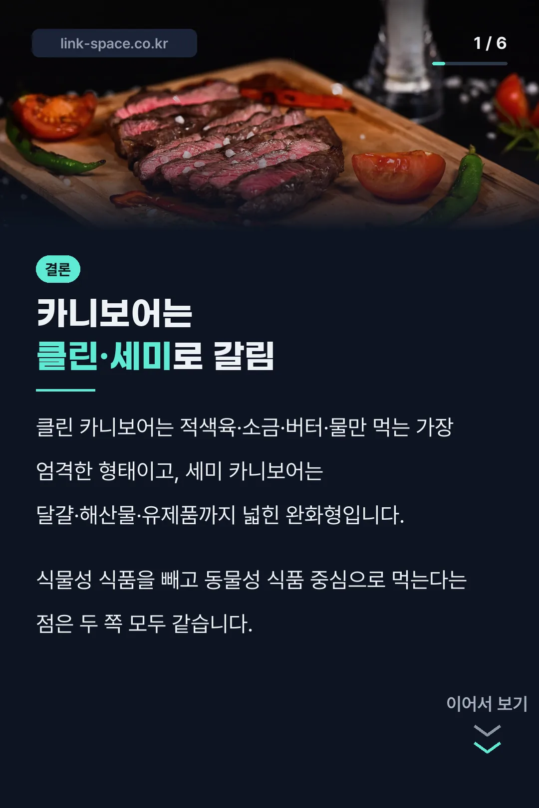 카니보어 다이어트 표지