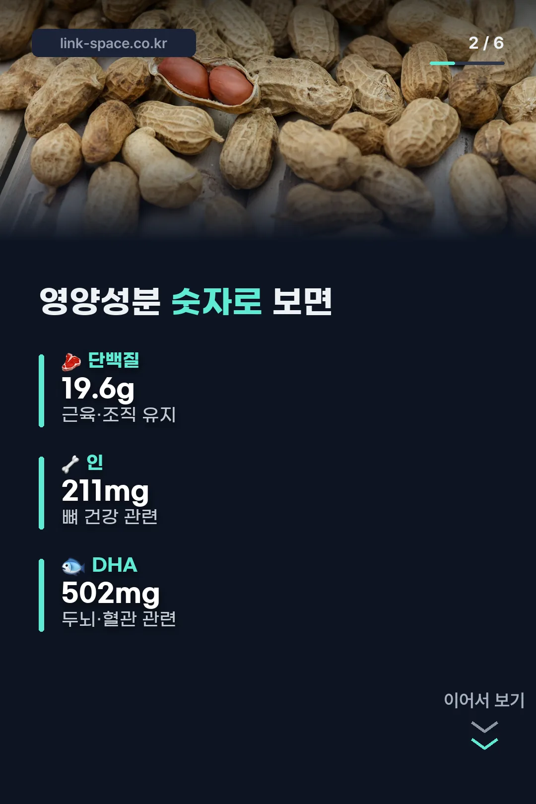 영양성분 숫자로 보기