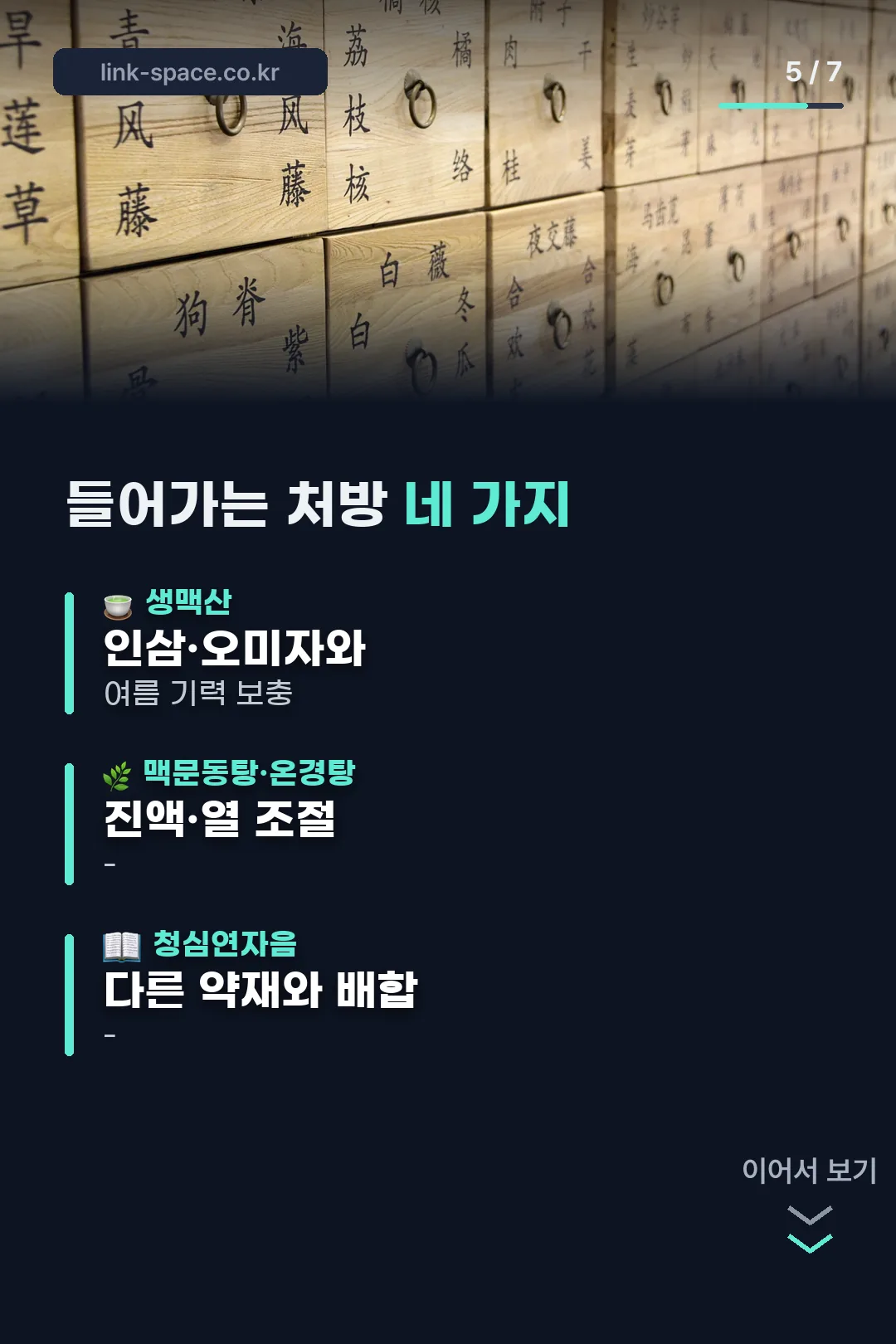 처방별 활용